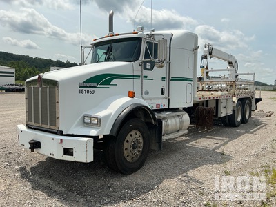 2012 Kenworth T-800 6x4 Sleeper Iron Truck/Wellhead Flatbed Truck
