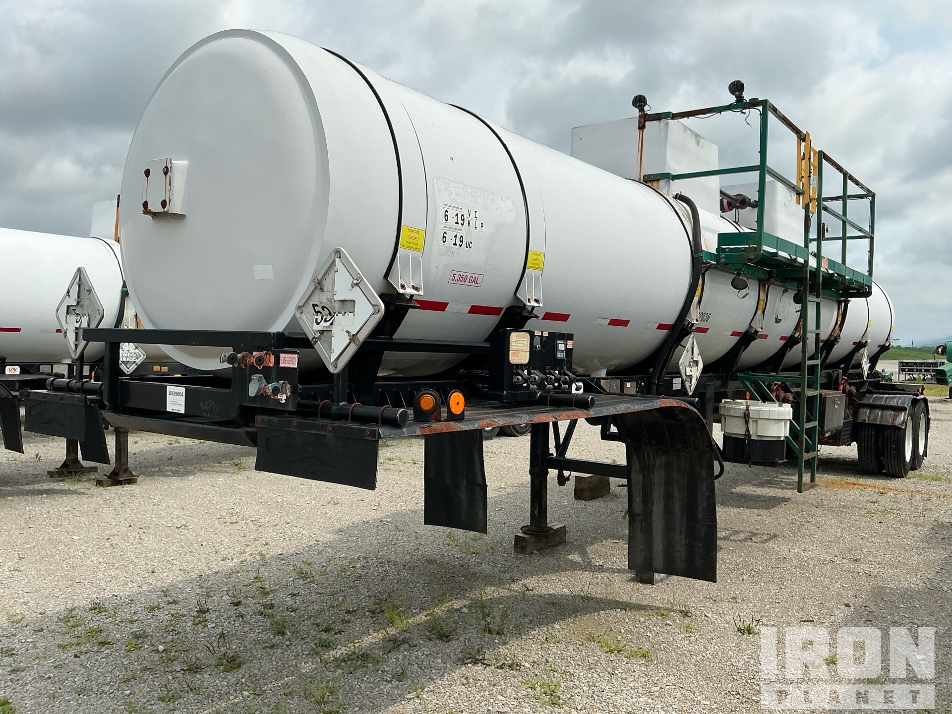 2012 Worley Welding WA-N-WWF-6040-253-FRP-SP 5350 gal T/A Acid Tanker Trailer