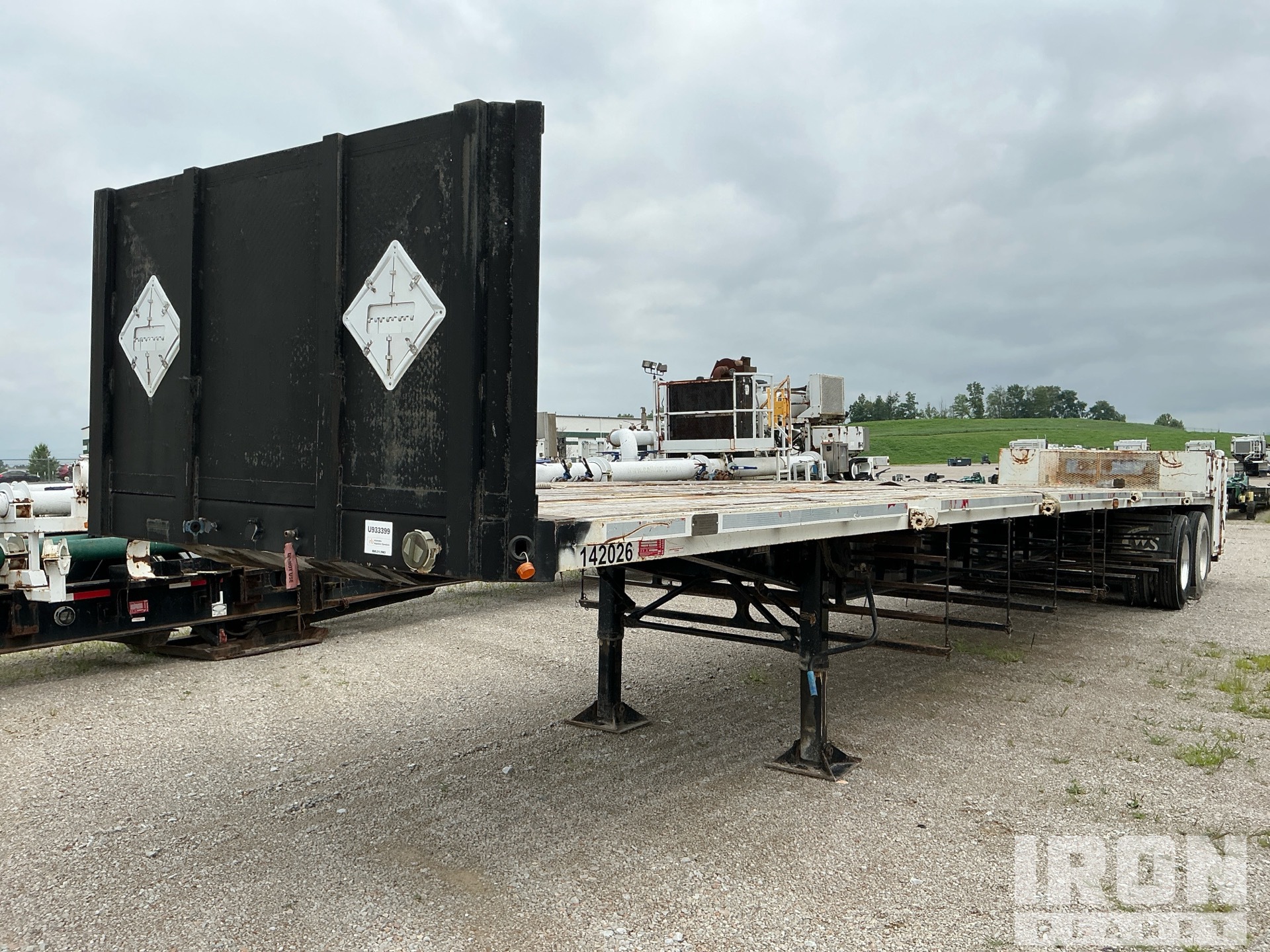 2008 Charlton SD-1701 19260 kg 50 ft T/A Flatbed Trailer