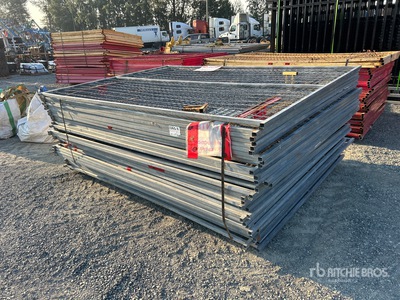 Quantity of (39) 8 ft x 6 ft Site Fence