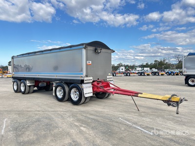2020 Hercules 8 m Quad Dog End Dump Trailer
