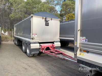 2020 Shephard Quad Dog End Dump Trailer