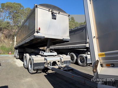 2020 Shephard Quad/A End Dump Trailer