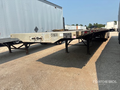 2014 Transcraft Eagle II 48 ft T/A Spread Axle Przyczepa płaska