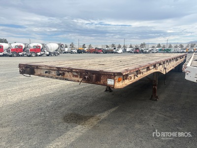 1976 Trailmobile P21U-0C 45 ft T/A Flatbed Trailer