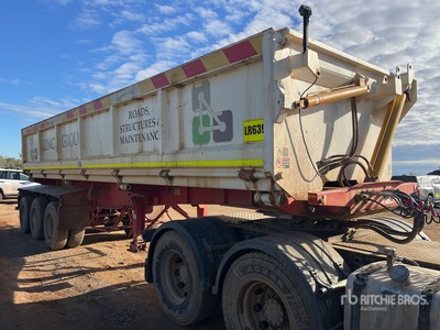 2022 AAA 8.6 m Tri/A Side Dump Trailer