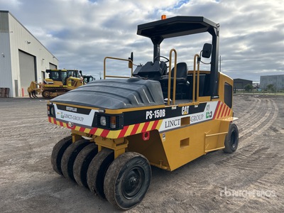 2002 Cat PS-150B 11 Wheel Pneumatic Roller