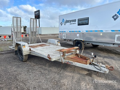1991 Guiding 3.8 m S/A Equipment Trailer