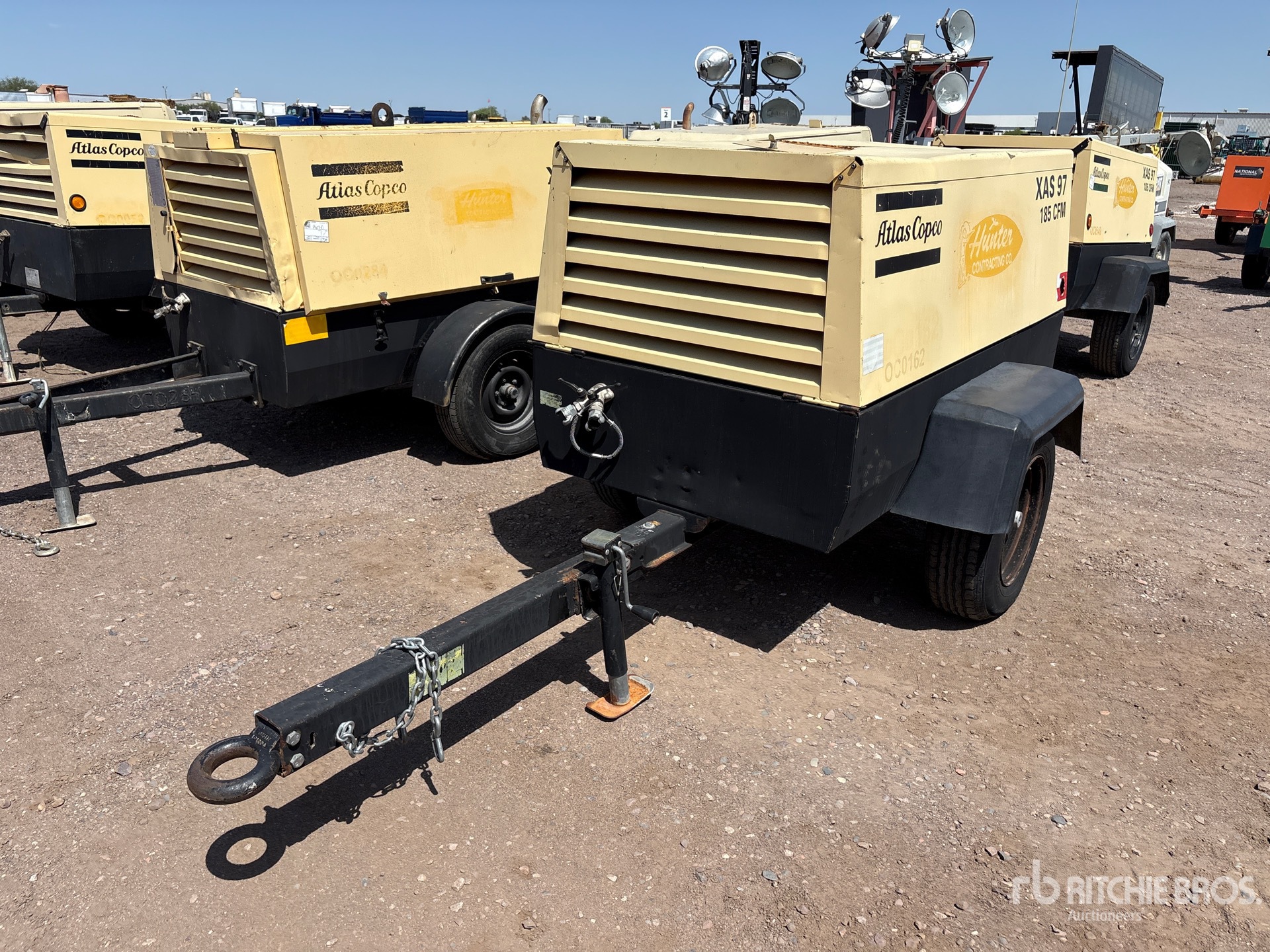 Atlas Copco XAS96JD 185 cfm Mobile Air Compressor