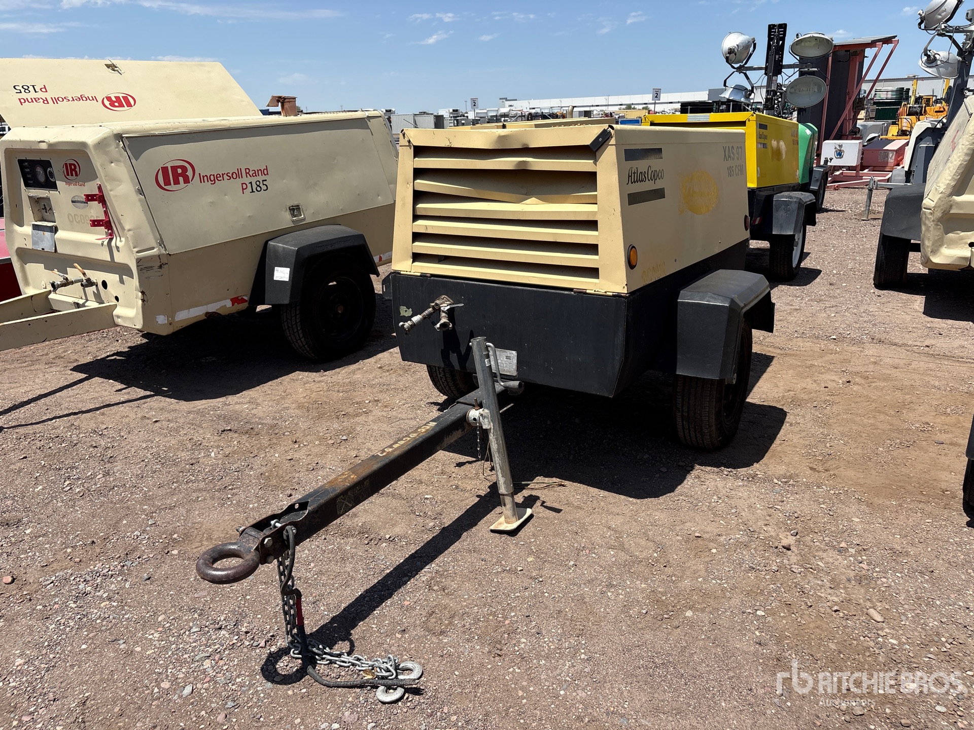 2005 Atlas Copco XAS96JD 185 cfm Mobile Air Compressor