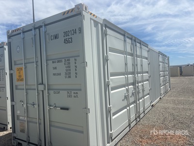 2026 40 ft High Cube Multi-Door 40 Ft One-Way High Cube Multi-Door Contenedor de almacenamiento (Unused)