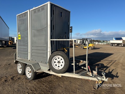 2010 BOX 2.3 m x 1.1 m 2 Person Bogie/A مرحاض متنقل