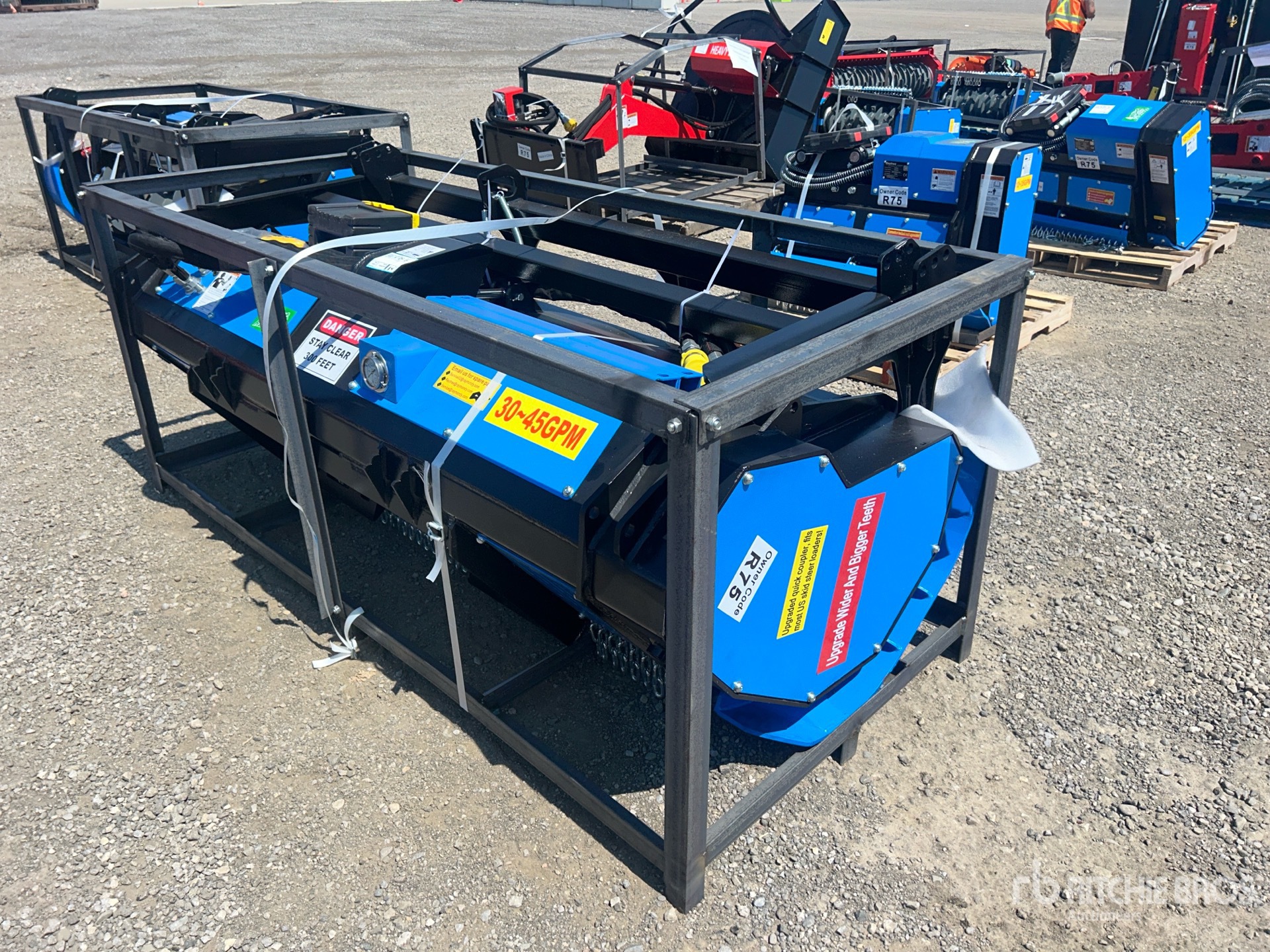 2026 Raytree RMDM72SS 72 in Drum Skid Steer Mulcher (Unused)