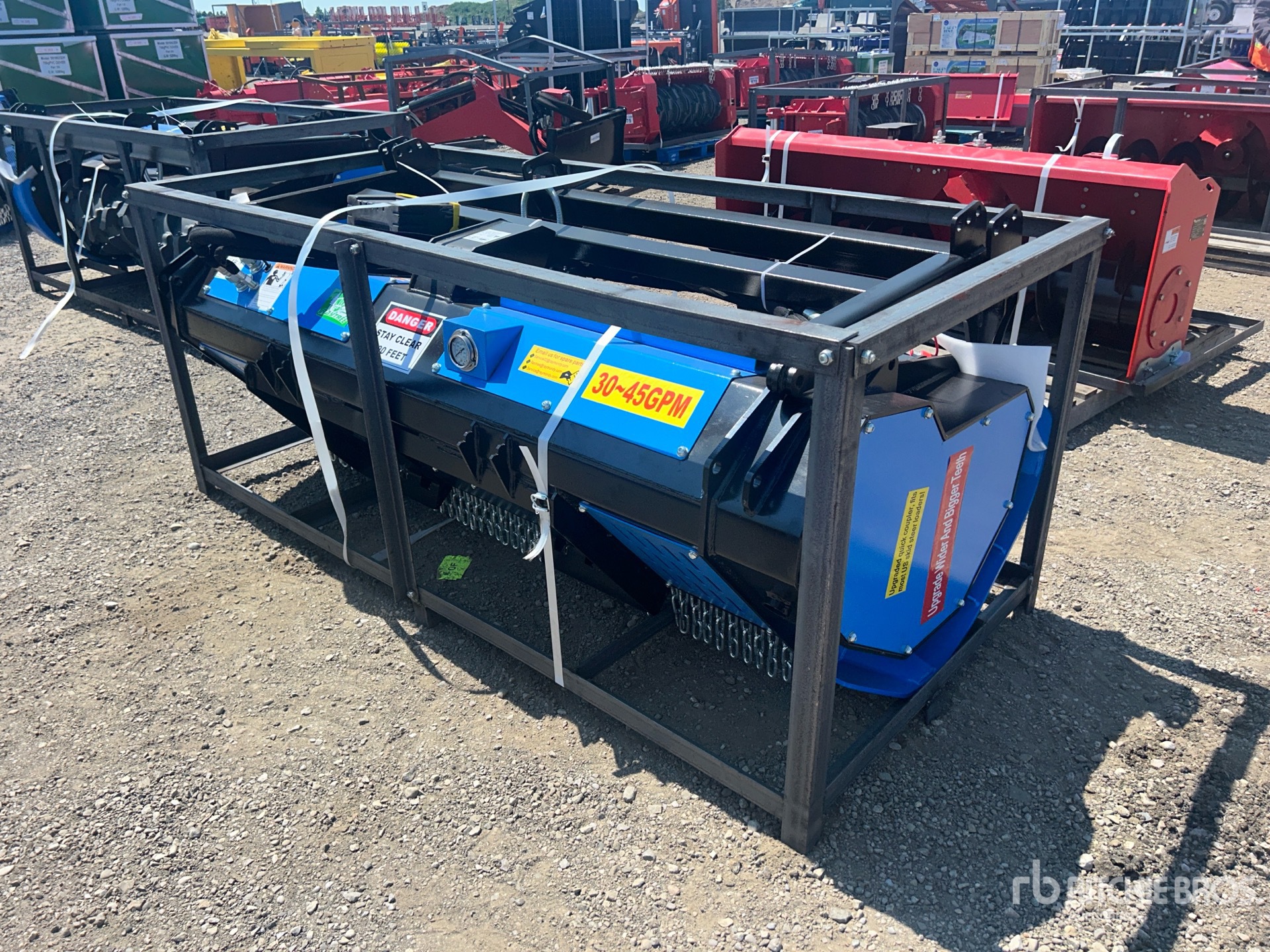 2026 Raytree RMDM72SS 72 in Drum Skid Steer Mulcher (Unused)