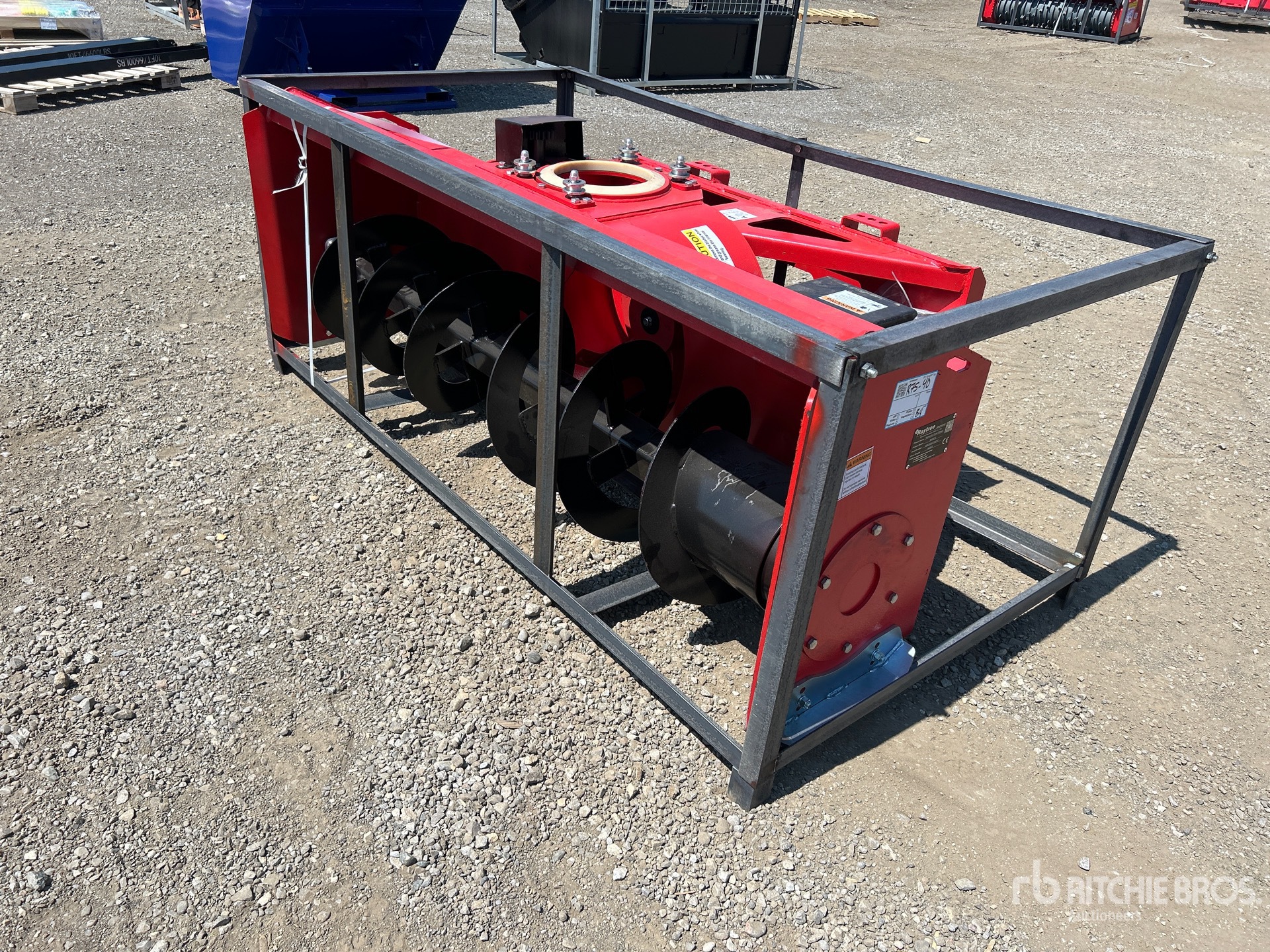 2026 Raytree RHSB72 72 in Hydraulic Control Skid Steer Snowblower (Unused)
