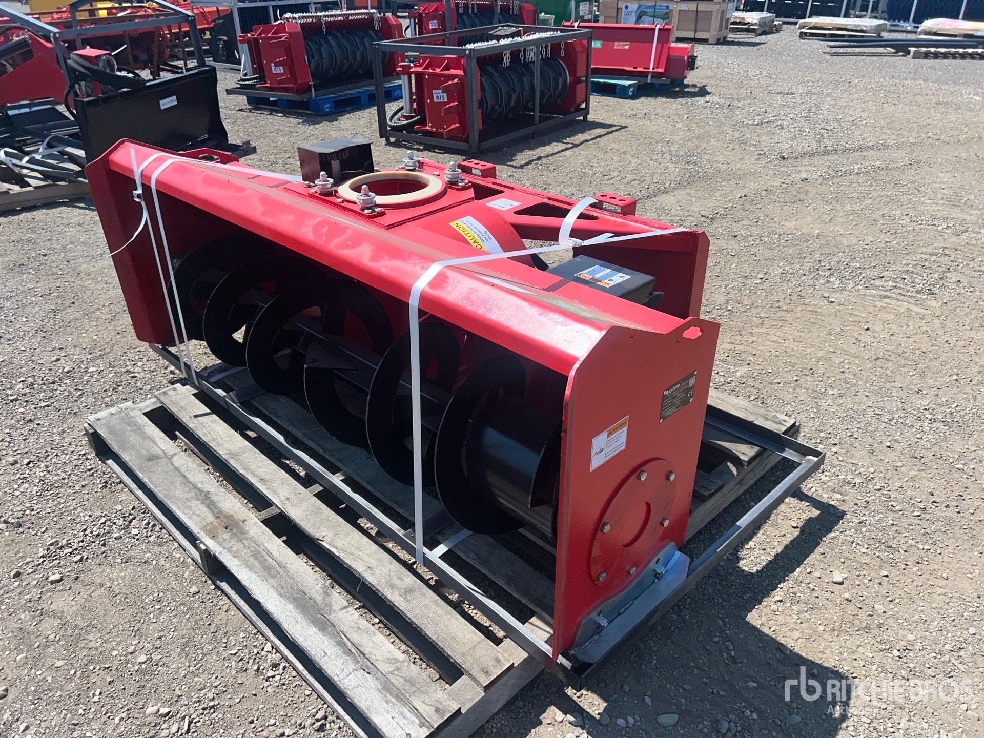 2026 Raytree RHSB72 72 in Hydraulic Control Skid Steer Snowblower (Unused)