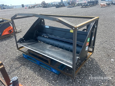 2026 Raytree RPRB72 72 in 6 In 1 Power Rake Bucket Skid Steer Bucket (Unused)