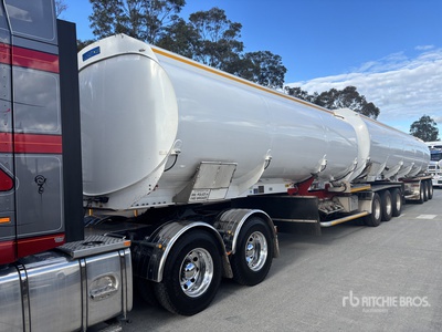 2023 Holmwood Hockney 24000 L Tri/A B-Double Lead Tank-Anhänger