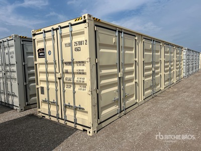 2026 40 ft High Cube Multi-Door Storage Container