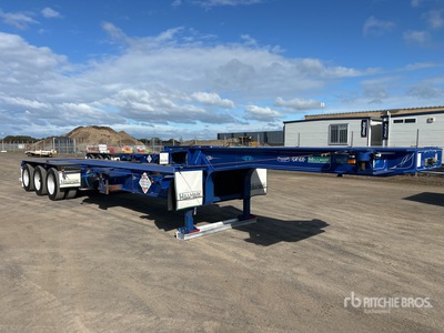 2022 Haulmark 12.3 m Tri/A Step Deck Containerchassis