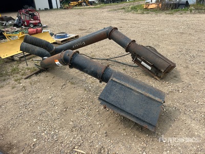 Quantity of (2) Michel's Industries DP40 Unloading Trailer Hopper Auger