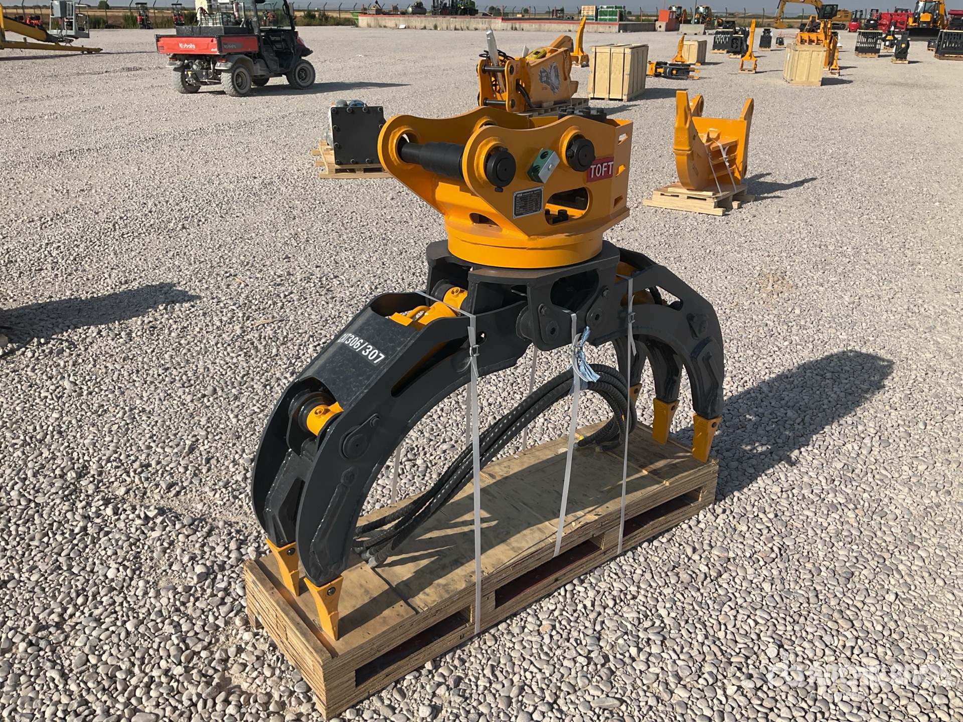 2026 TOFT TOFT04G fits to 4-8 ton excavator Excavator Grapple (Unused)