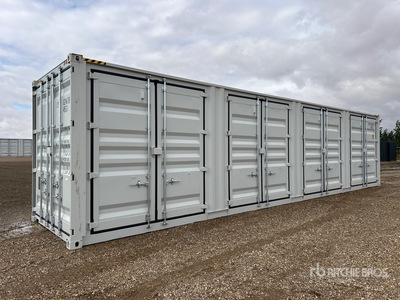 2026 40 ft High Cube Multi-Door Storage Container