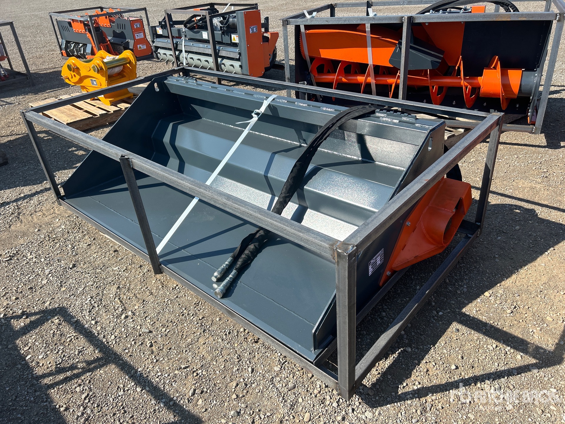 2026 Handy HNHB78 78 in Power Rake Skid Steer Bucket (Unused)