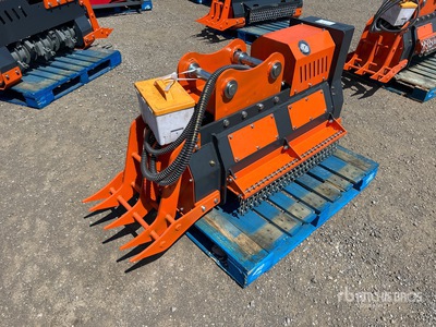2026 Handy HFEDM36S 35 in Q/C Excavator Mulcher - Fits Cat 306/307 (Unused)