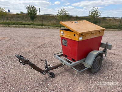 2008 Alorem EC400 390 L Cuve A Fioul Sur Remorque 1 Essieu S/A Trailer タンク