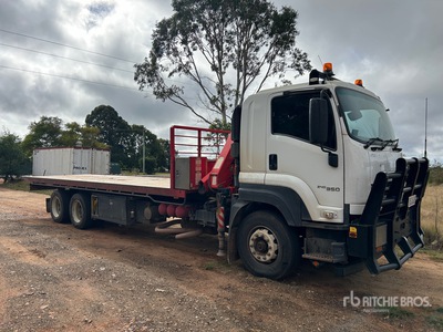 2023 Isuzu FXY 6x4 Tilt Tray & Crane Camion à ridelles