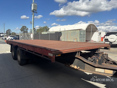 2014 Bozmac Trailers 6.5 m Bogie/A Flatbed Trailer