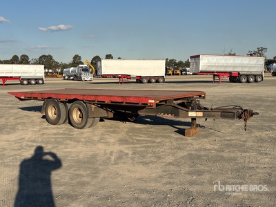 2014 Bozmac Trailers 6.5 m Bogie/A Flatbed Trailer