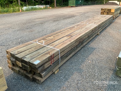 Quantity of (20) 4 x 8 x 24 Ft Surplus Pressure Treated Legname