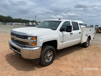 2018 Chevrolet 2500 HD 4x2 Crew Cab Utility Truck