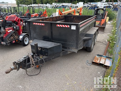 2021 Pratt EZD11762 10 ft T/A مقطورة للتفريغ الخلفي