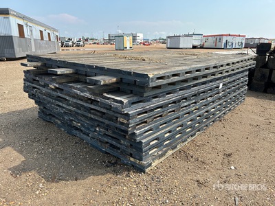 Quantity of (9) 7 ft x 3 in x 12 ft Pine Access Mats
