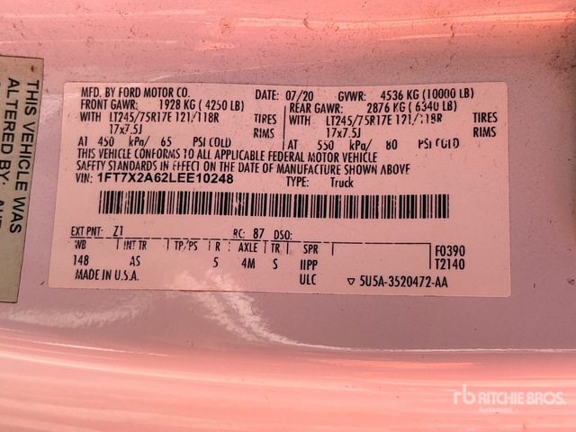 1FT7X2A62LEE10248 2020 photo no. 1