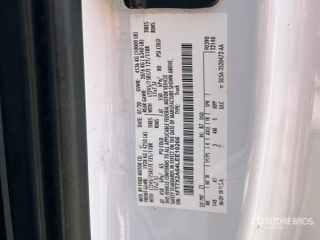 1FT7X2A64LEE10266 2020 photo no. 1