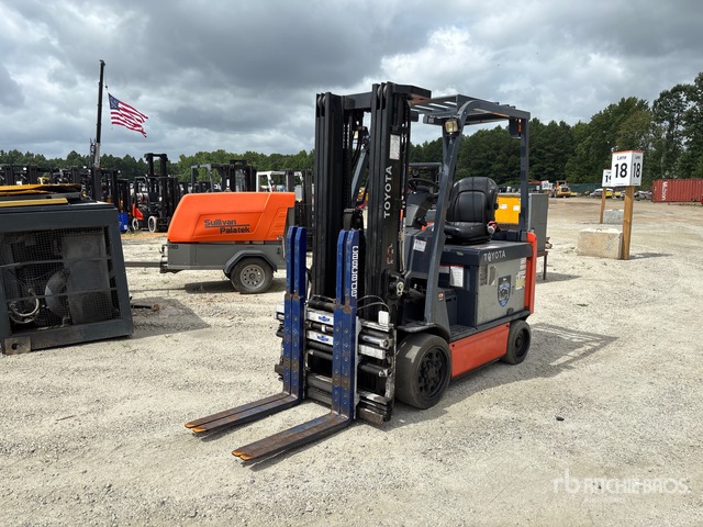 2018 Toyota 8FBCU32 6300 lb Electric Forklift