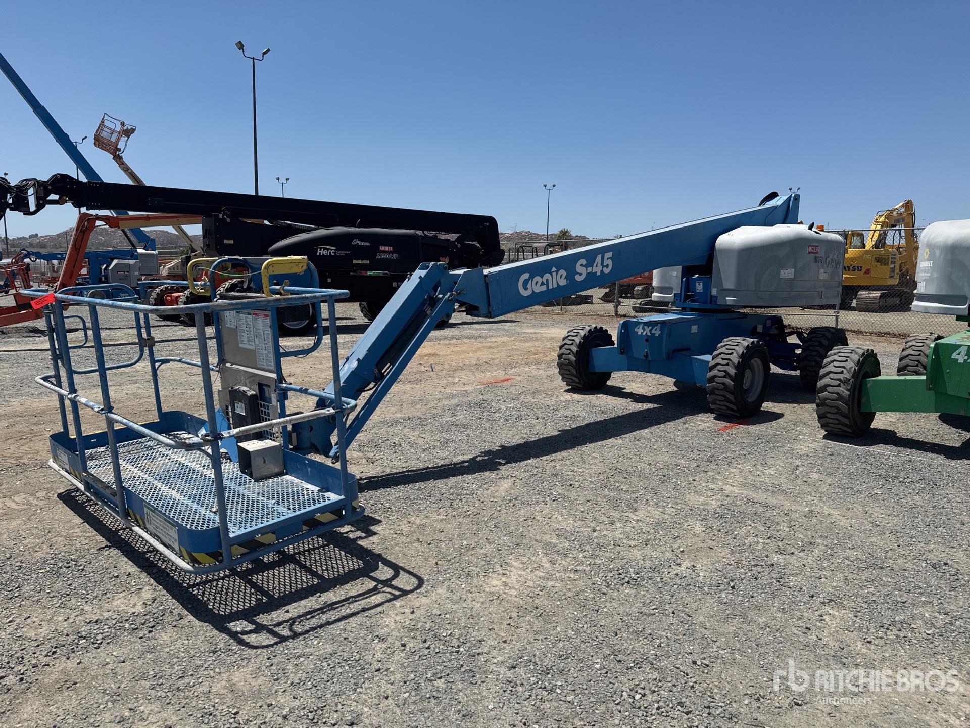 2018 Genie S45 4WD Diesel Telescopic Boom Lift