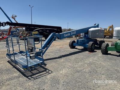 2018 Genie S45 4WD Diesel Telescopic Boom Lift