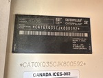 General Appearance with Unit Serial Number
