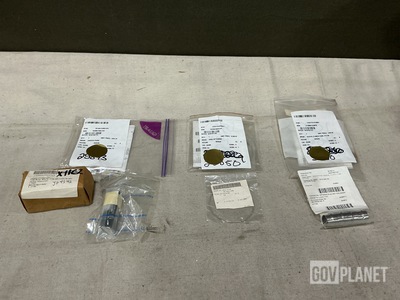 (7) Retaining Rings, (4) Tube Sleeves, (1) Switch & Assorted Items