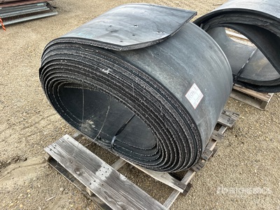 27 in x 80 ft Steel Belted Rubber Tapis de convoyeur