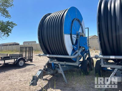 2007 OCMIS 125 R4/2 Hydraulic Irrigation Reel, Spray Bar Cart, Nozzle w/ Stand