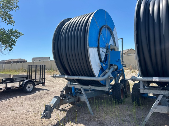 2007 OCMIS 125 R4/2 Hydraulic Irrigation Reel, Spray Bar Cart, Nozzle w/ Stand