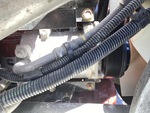 Engine with A/C Compressor