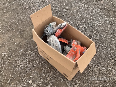 Quantity of (1) Boxes of Husqvarna Chop Saw Parts
