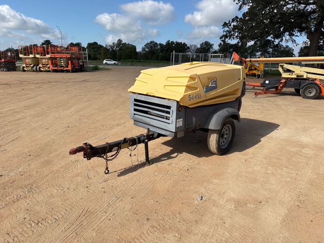Atlas Copco XAS 185 KD7 PE T4F 185 cfm Mobile Air Compressor